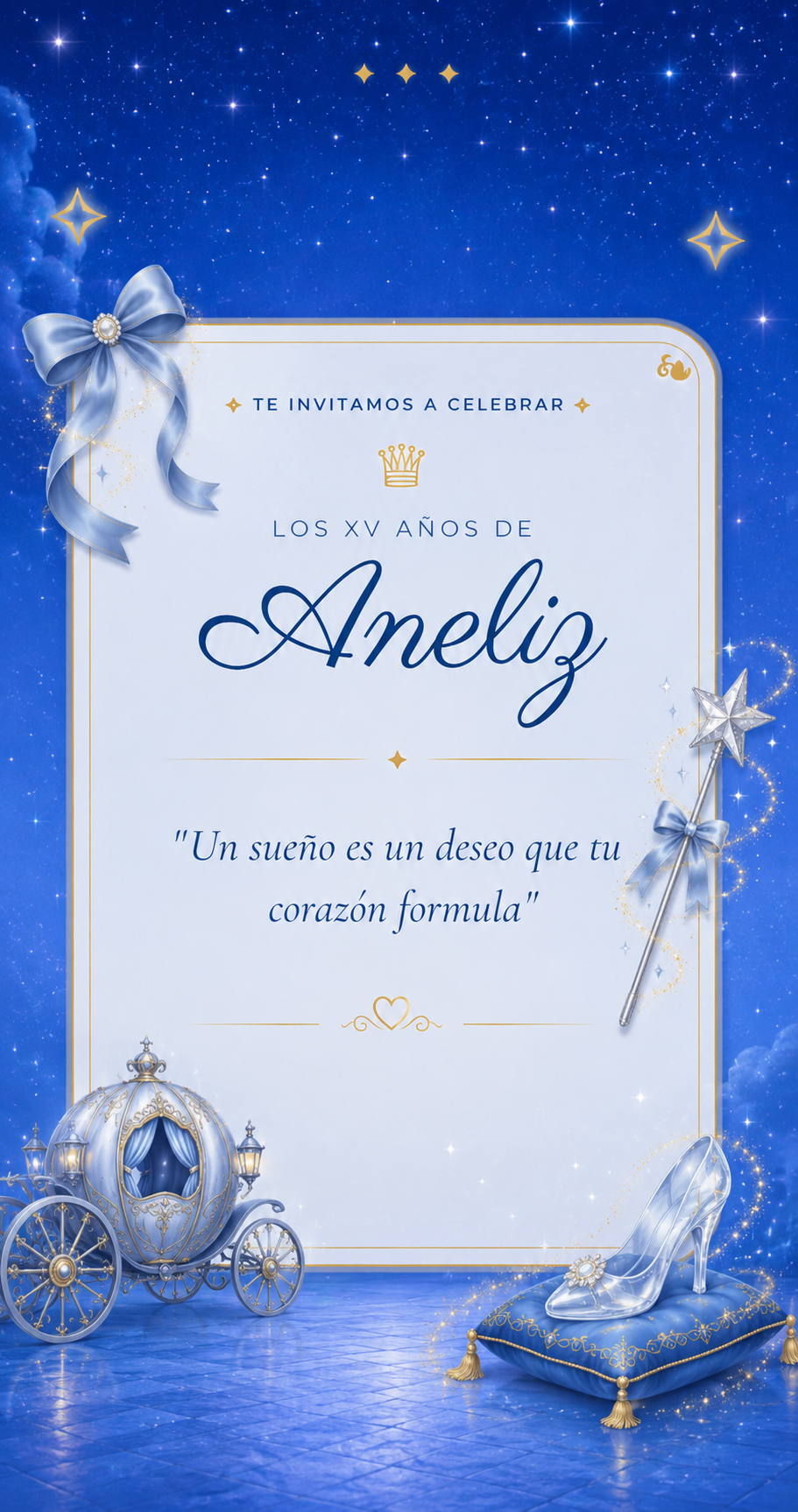 Portada de los XV años de Aneliz